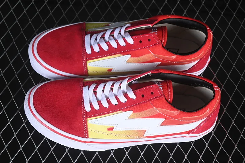 All categories Vans Vans series Vans Low Vans low-top Revenge x Storm Old Skool Lightning joint low-top casual sneakers Red Flame